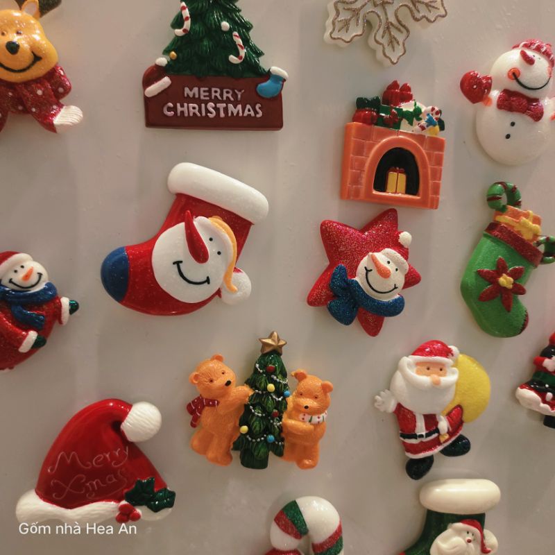 Magnet nam châm hit tủ lạnh trang trí tủ lạnh mùa Noel giáng sinh