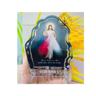 Tượng công giáo pha lê giọt nước