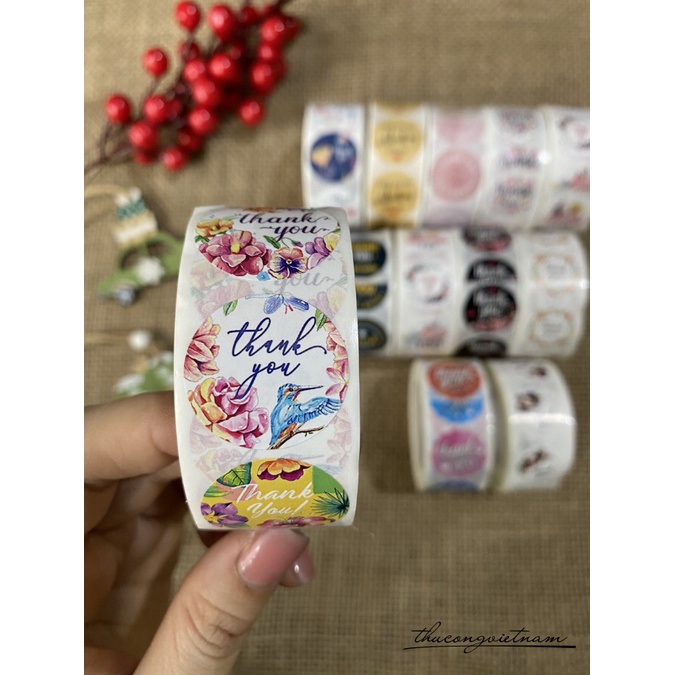 Sticker cuộn 500 tem