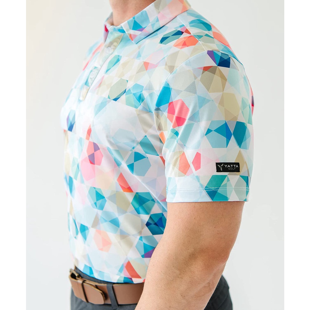 Áo Thun Polo In Hình Đầu Lâu Chơi Golf Vui Nhộn Cho Nam