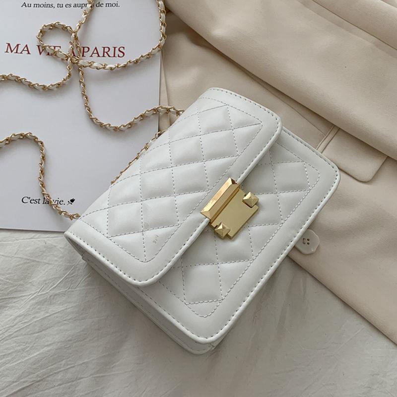 Túi Đeo Chéo Dây Xích Dáng Nhỏ Đính Đá Thời Trang Mùa Xuân 2022 Cho Nữ