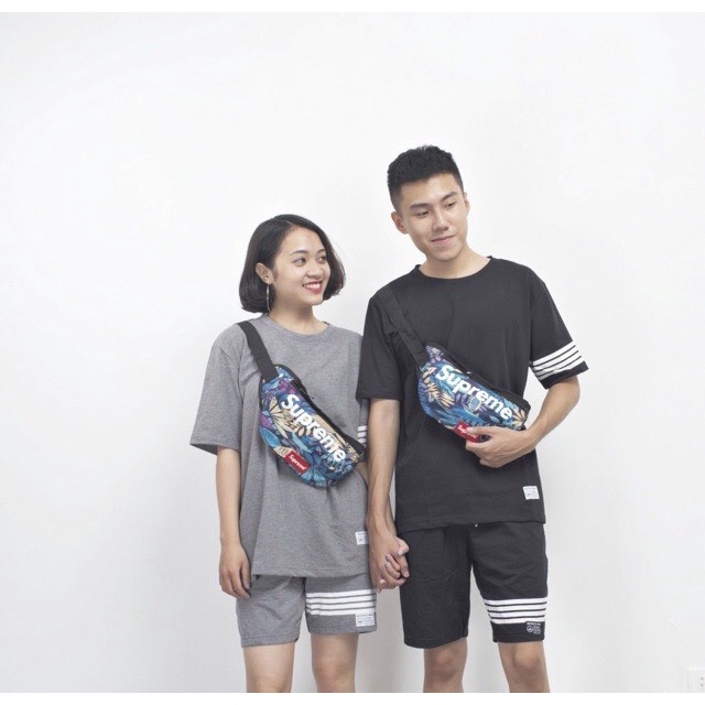 Bộ nam hè cộc tay phong cách trẻ trung thoáng mát tag sọc