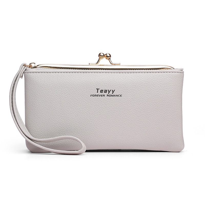 IELGY Ví Da Mềm Dáng Dài Phong Cách retro Thời Trang Cho Nữ