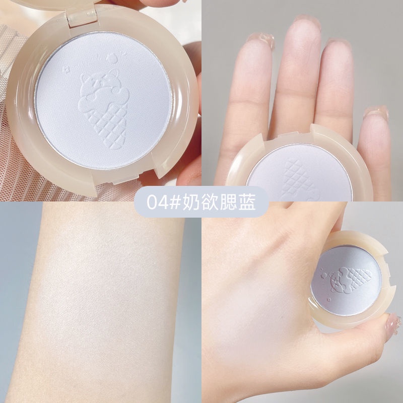 Bảng Phấn Má Hồng KAKASHOW 4 Màu Tông Nhung Lì Kiểm Soát Dầu Chống Nước Làm Sáng Da