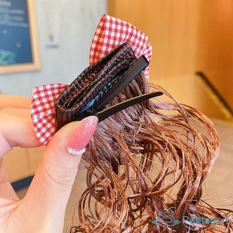 Kẹp Tóc Đính Nơ Phong Cách Trung Hoa Năm Mới Cho Bé Gái