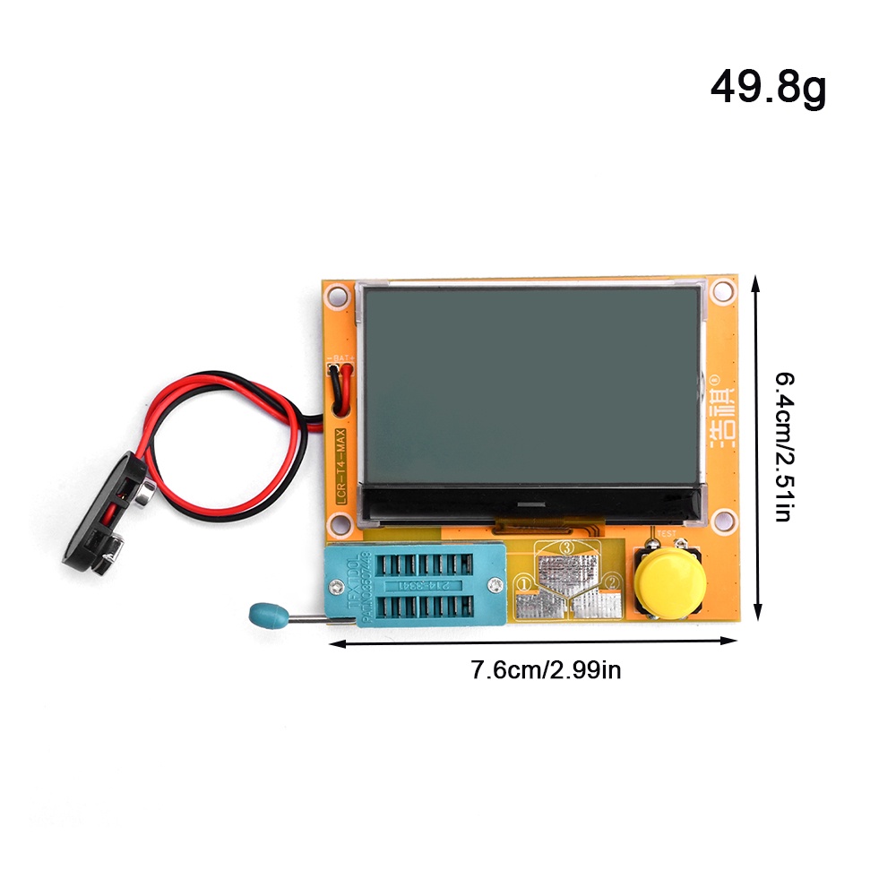 Bộ thiết bị kiểm tra bán dẫn ZIQQUCU LCR-T4-MAX ESR chuyên dụng