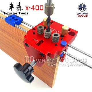 Bộ cử khoan ốc cam liên kết, chốt gỗ fonson tools x -400