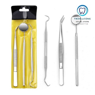 Bộ khám Nha Khoa - 3 Chi Tiết -Chất liệu thép không gỉ
