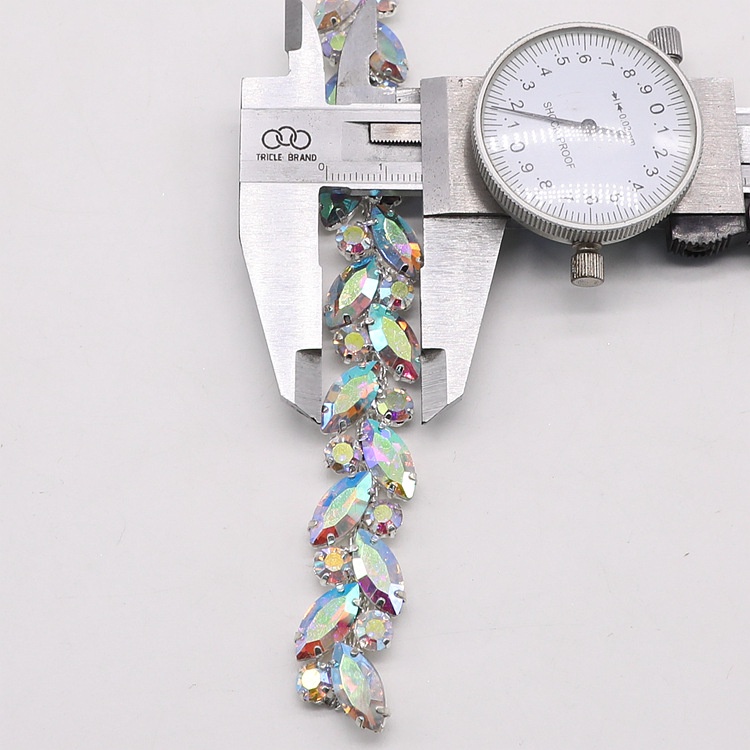2160264   Dây Chuyền Đính Đá Mắt Ngựa Kích Thước 7 * 15Cm