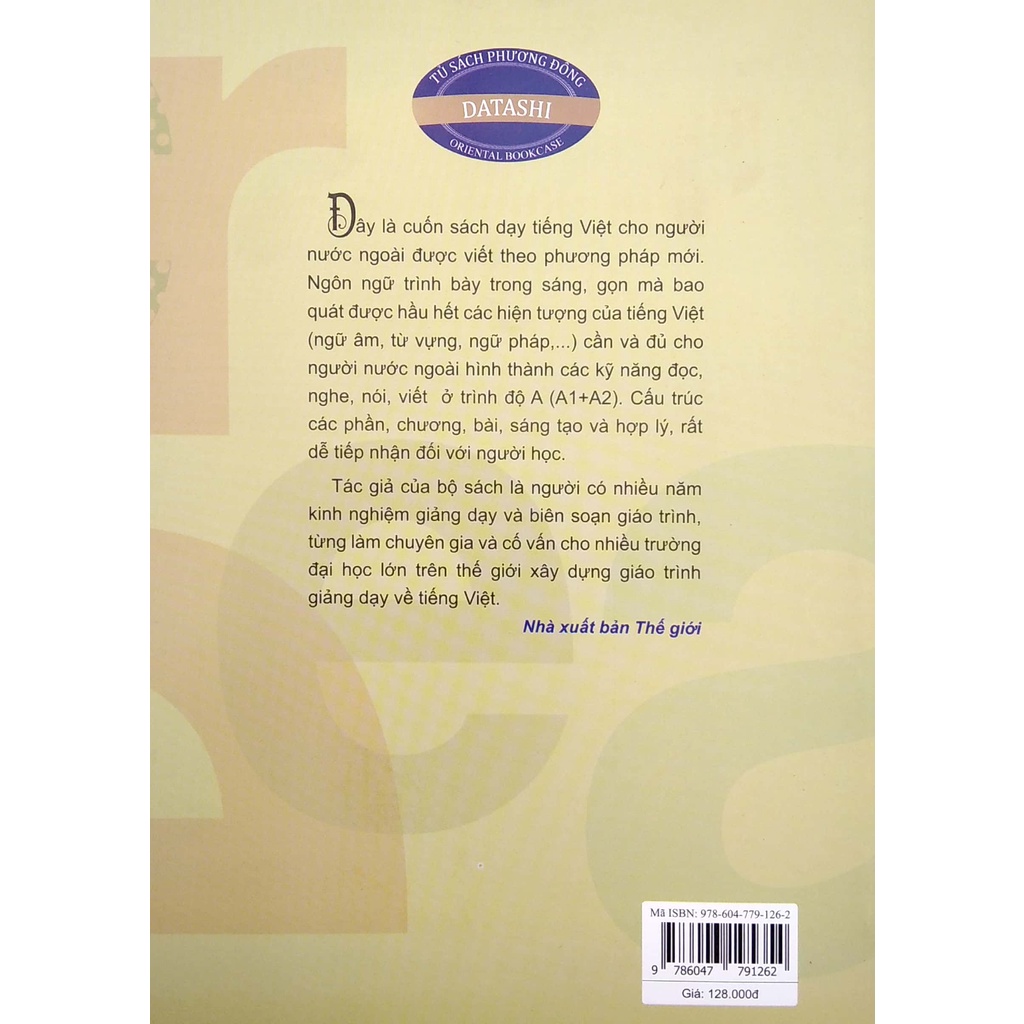Sách Tiếng Việt Dành Cho Người Nước Ngoài - Trình Độ A1+A2