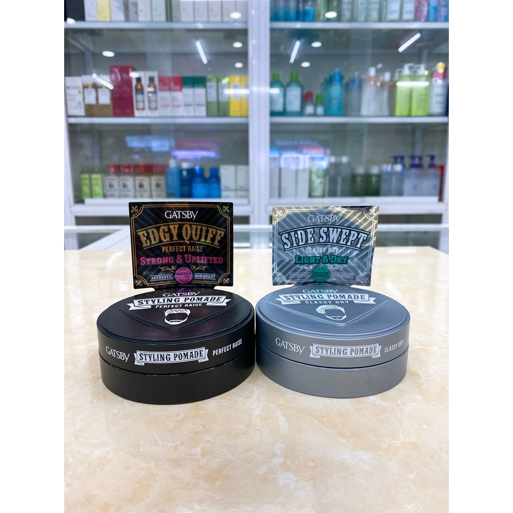 Wax Vuốt Tóc Gatsby Pomade Mẫu Mới Sản Xuất Indonesia 75g