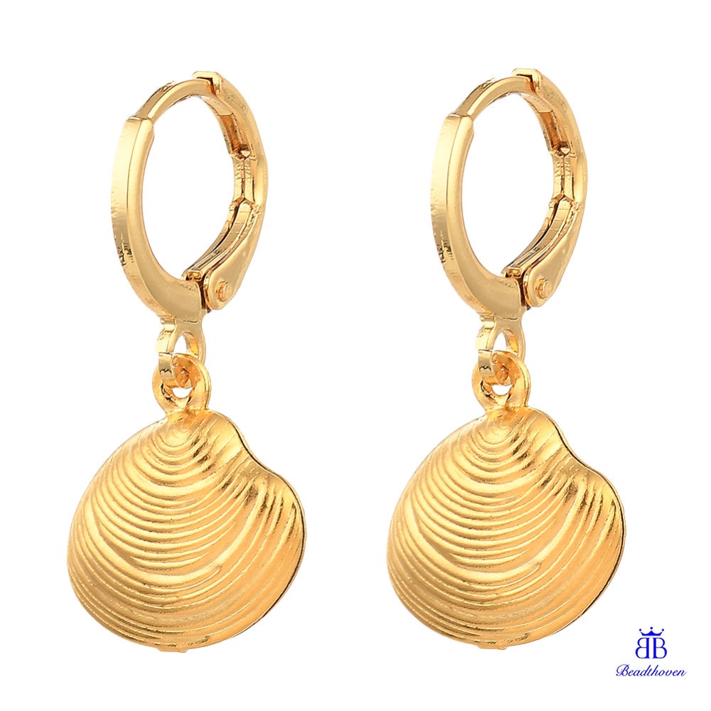 1 Đôi Bông Tai Tròn Bằng Thép Không Gỉ 304 Màu Vàng Kim 27mm: 0.7mm