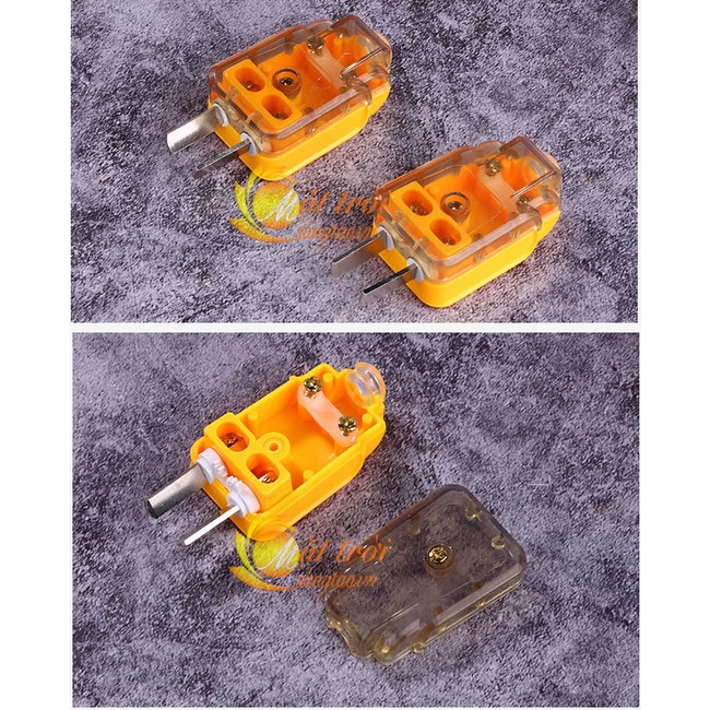 Phích cắm chân dẹt xoay