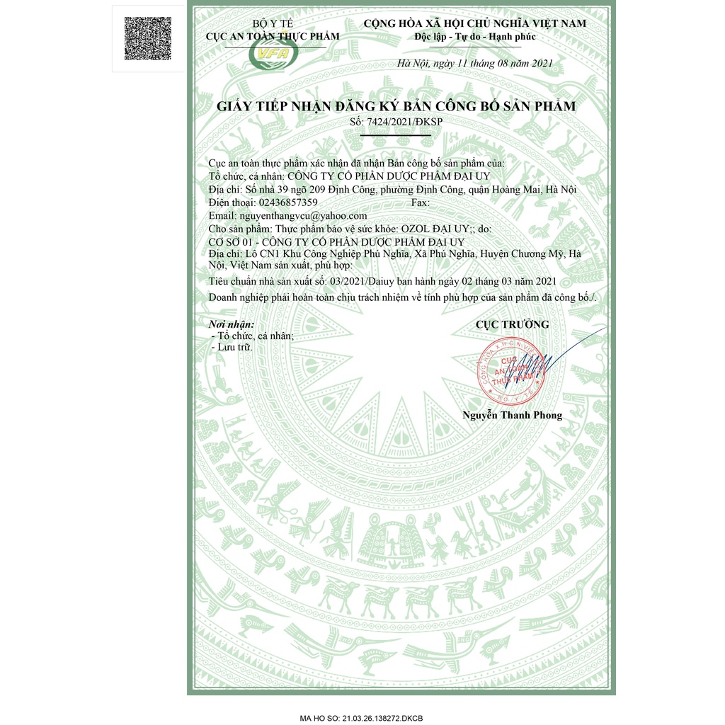 Ozol Đại Uy Bù nước và chất điện giải cho cơ thể - Hộp 40 Gói