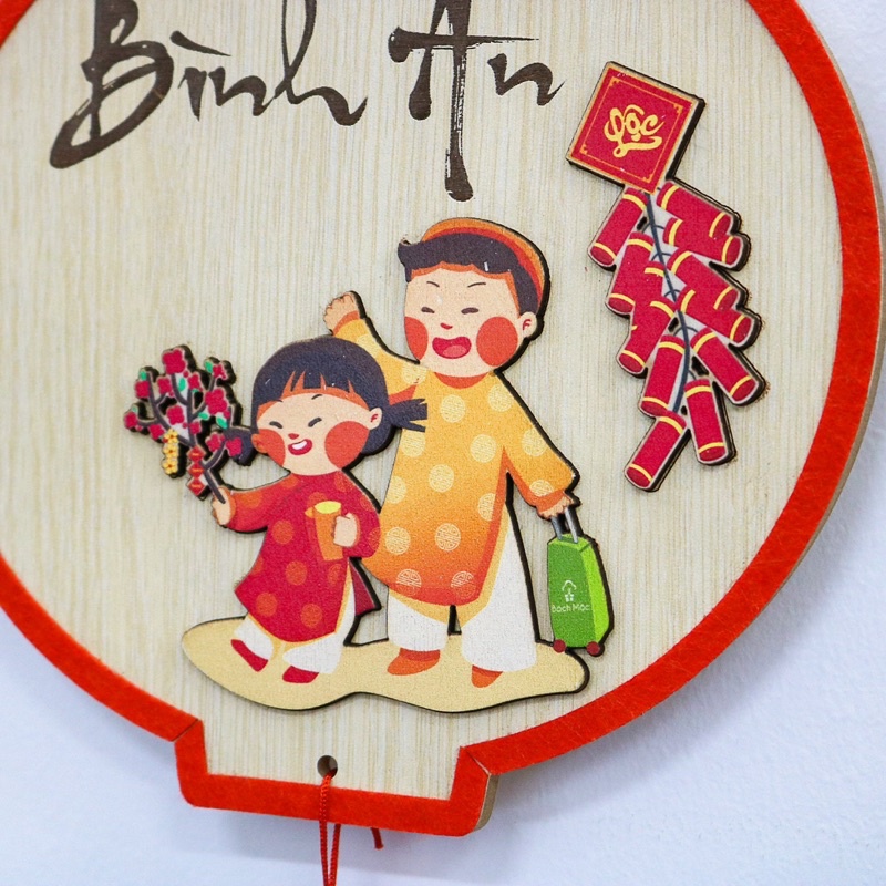 Bảng Gỗ Decor Trang Trí Nhà Cửa Ngày Tết 2024