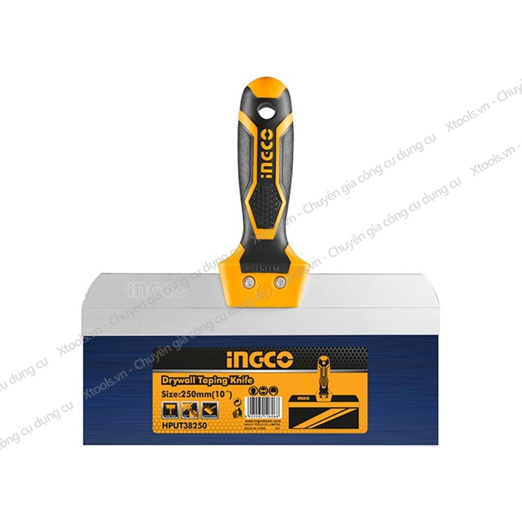 Dao cạo sơn INGCO 8-10inch dùng sủi sơn, cạo sàn, cạo tường, hợp kim nhôm bền chắc, tay cầm chống trượt - chính hãng