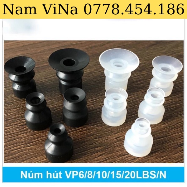 [Xuất vat] Giác hút, đầu hút chân không 2 tầng VP6/8/10/15/20LBS/N (tiêu chuẩn PISCO)