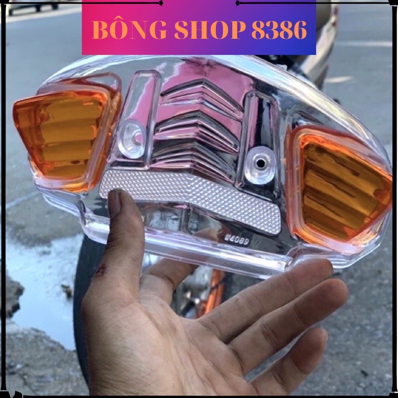 Nắp Ốp Hậu Trắng Wave 50,100,110cc Dày Dặn Hàng Loại 1 Cực Đẹp