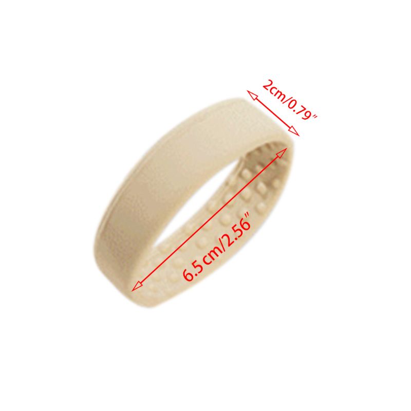 Set 3 Dây Cột Tóc Bằng Silicon Có Thể Gập Lại Cho Nữ Giá Đỡ