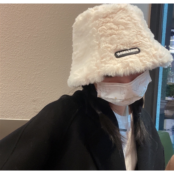 Nón bucket nữ Hàn Quốc lông mềm ấm áp vành cụp thu đông phong cách Ulzzang đi chơi chụp ảnh làm quà tặng bạn đẹp rẻ