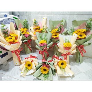 Bó hoa hướng dương sáp
