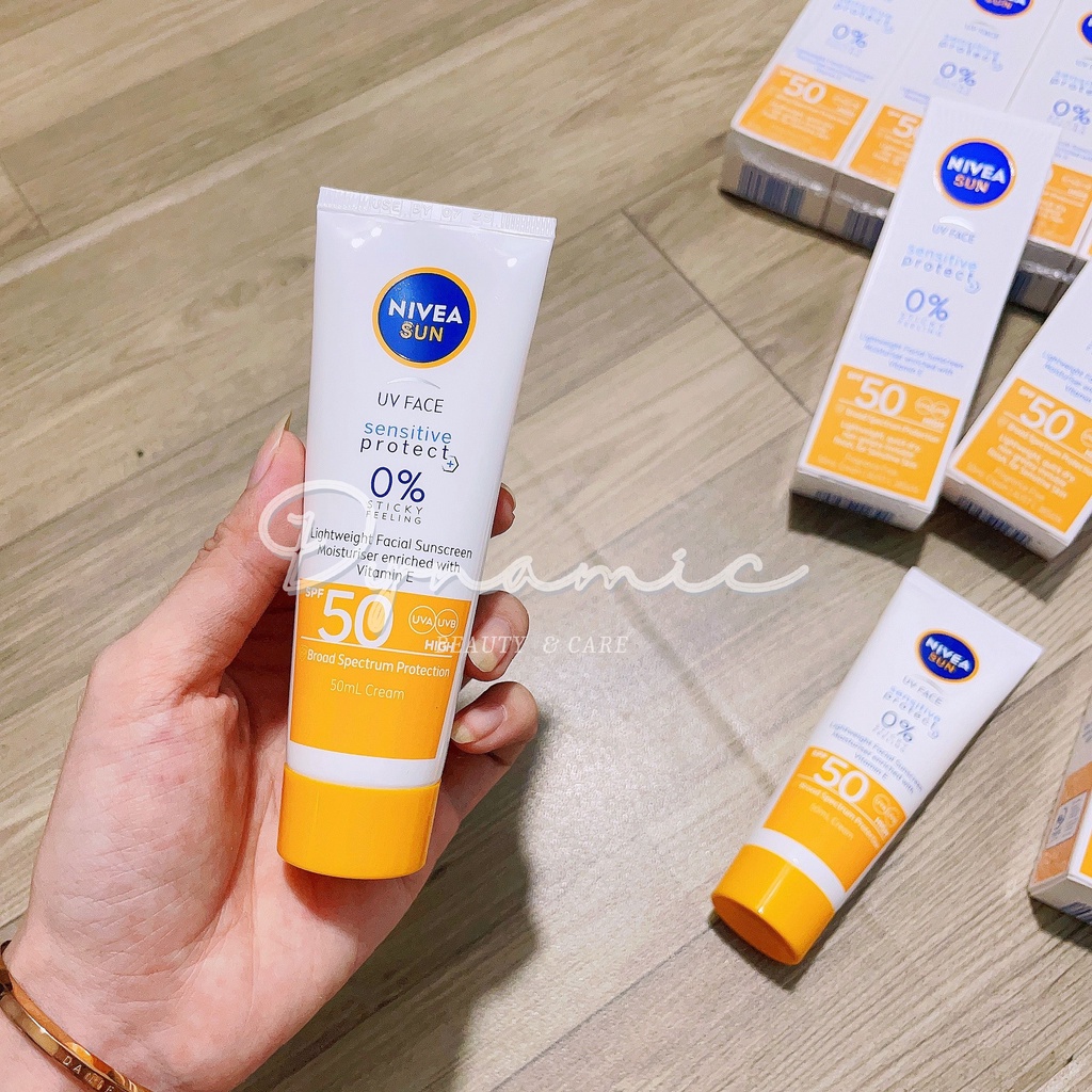 Kem chống nắng Nivea sun SPF 50 uv face sensitive 50ml dành cho da nhạy cảm