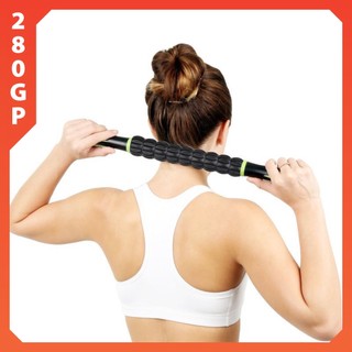 Thanh lăn dãn cơ - MUSCLE ROLLER STICK, dụng cụ Massage Con lăn mát xa cơ thể