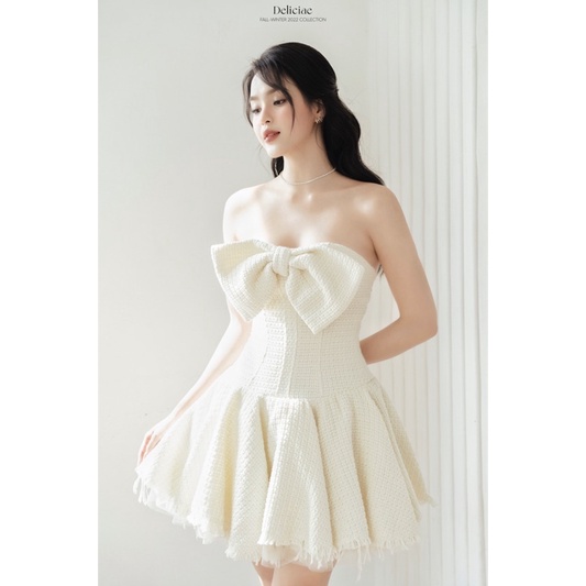 RITA DRESS & RITA BLAZER - Váy nơ cúp ngực và áo khoác