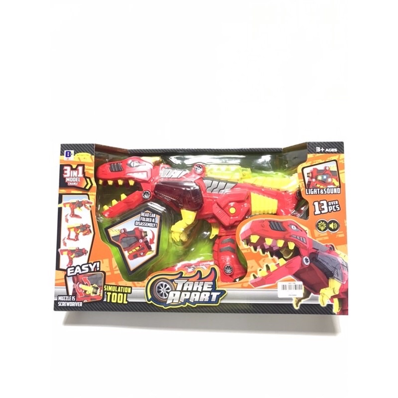 Súng siêu nhân khủng long 3in1