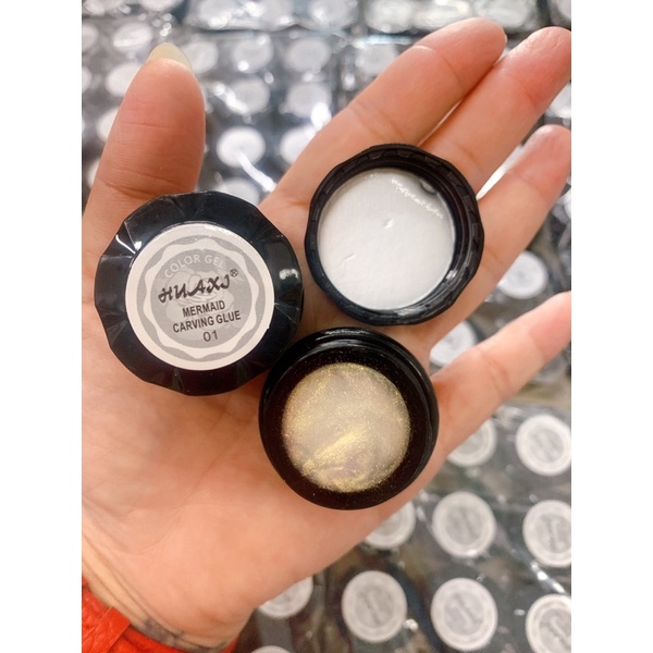 Gel nặn hoa huaxi trang trí móng , không dùng dung dịch