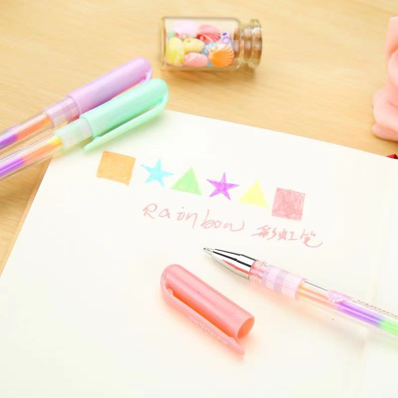 Y&amp;X Bút Đánh Dấu 6 Màu Đáng Yêu