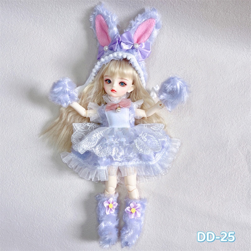 Đầm lolita Cho Búp Bê 28cm Tỉ Lệ 1 / 6 Dễ Thương