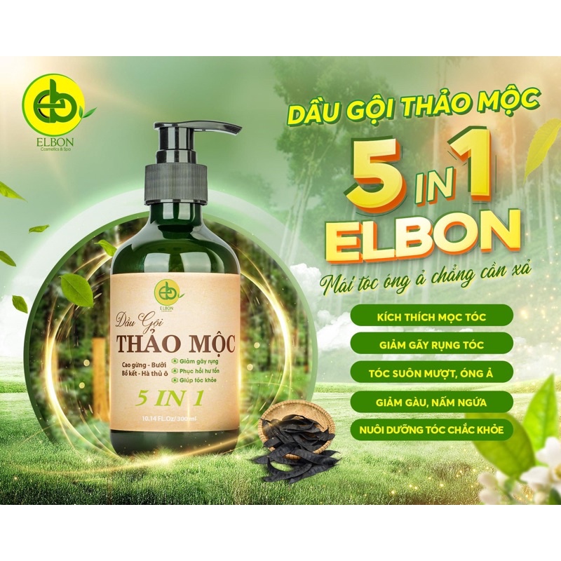 Dầu gội thảo mộc Elbon