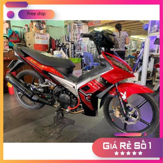 FREE SHIP + QUÀ TẶNG Tem rời xe Exciter 135 2010 đỏ đen