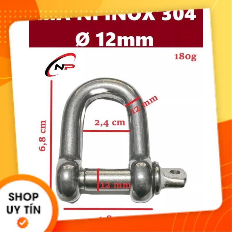 Maní U INOX 304 ( Mã lý U INOX 304 ),loại tốt.kimkhinhatphat