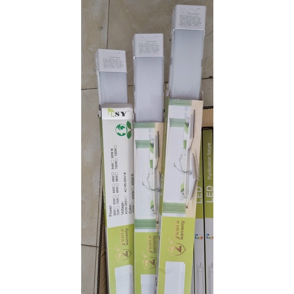 Đèn LED bán nguyệt 60W DSY dài 1m2 siêu sáng cao cấp
