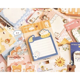 Tập giấy notes/ ghi chú mini nhiều mẫu ngẫu nhiên | Shopee Việt Nam