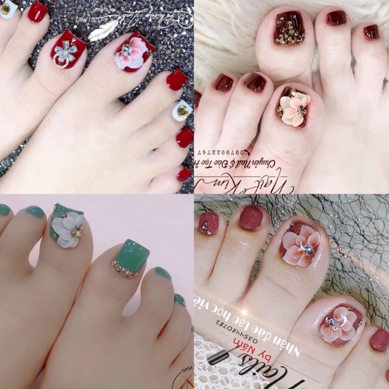 Hoa bột sĩ 100b nn tay chân