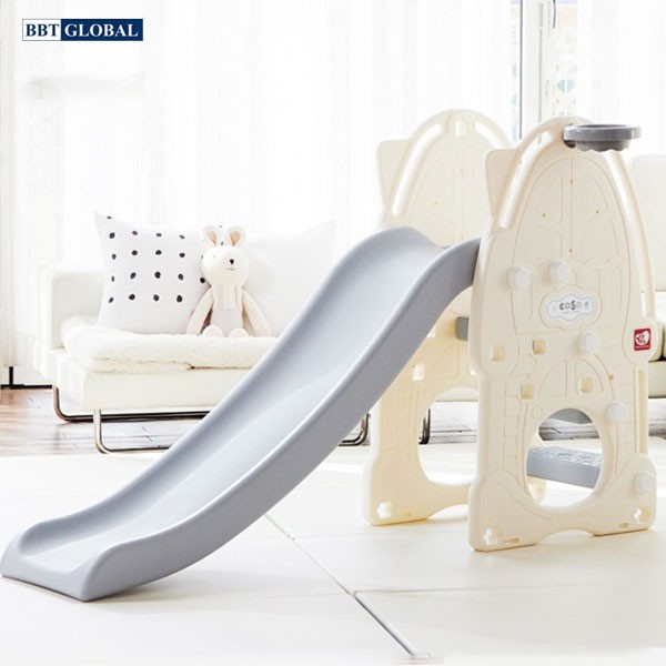 Cầu trượt Hàn Quốc CASA có ném bóng rổ Y1951  - Màu sắc sang trọng