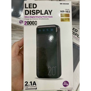 Sạc dự phòng 20000mah wk wp-163