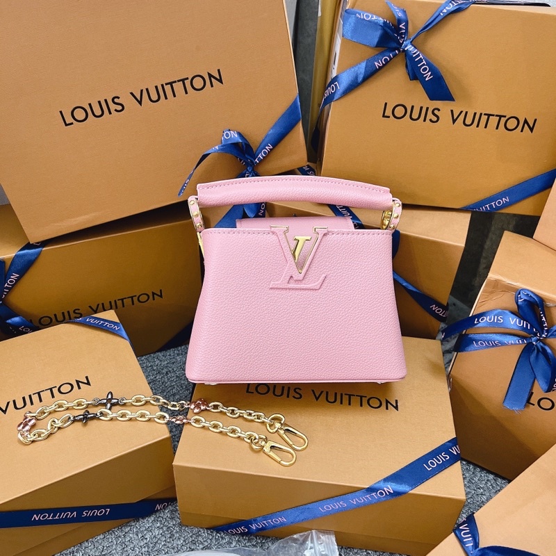 TÚI XÁCH EO VI CAPU SUPER VIP DA DÊ THẬT FULL BOX NAM CHÂM SIZE 20