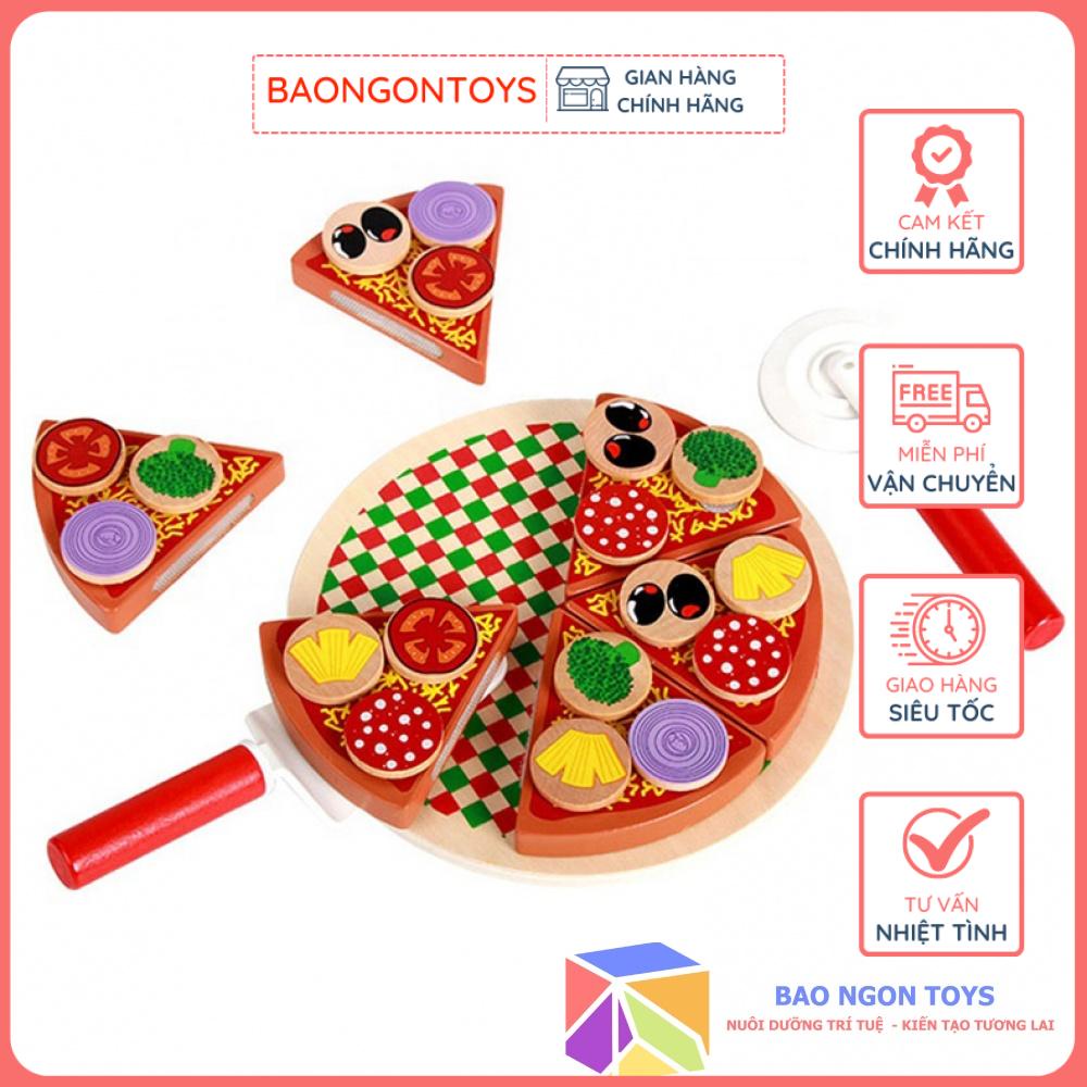 ĐỒ CHƠI NHẬP VAI ĐẦU BẾP - BÉ HỌC LÀM BÁNH PIZZA - BAO NGON TOYS - DG6