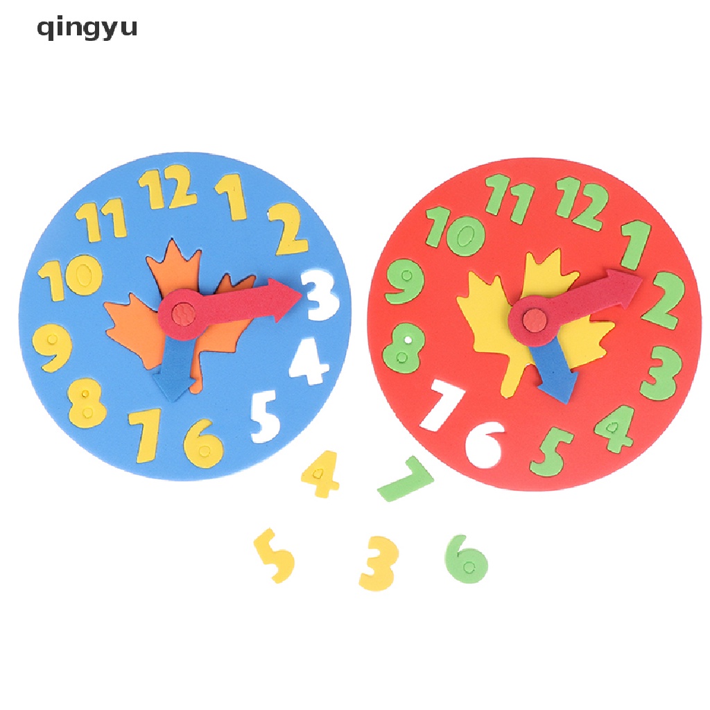 Đồ Chơi Giáo Dục Đồng Hồ Thủ Công Giáo Dục Sớm Cho Bé DIY