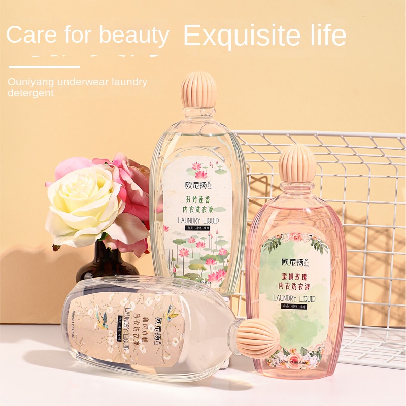 Nước Tẩy Rửa Quần Lót Kháng Khuẩn 500ml Không Chứa Sắc Tố Huỳnh Quang Làm Mềm Mại