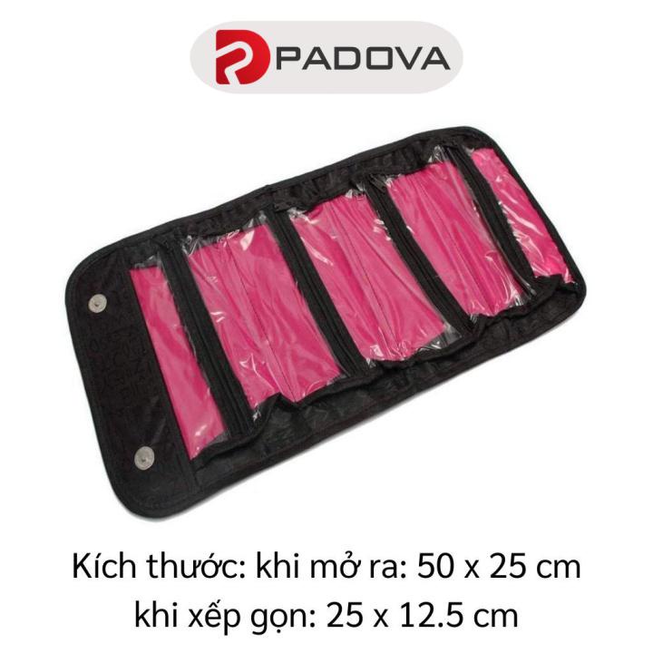 Túi Đựng Mỹ Phẩm Du Lịch, Hộp Đựng Đồ Trang Điểm 4 Ngăn Có Móc Treo PADOVA 2685