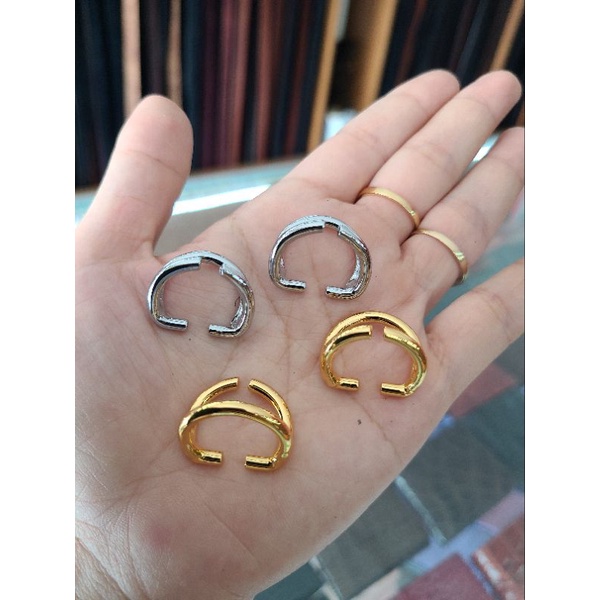 Khoen D đôi, ring túi Kelly thép không gỉ