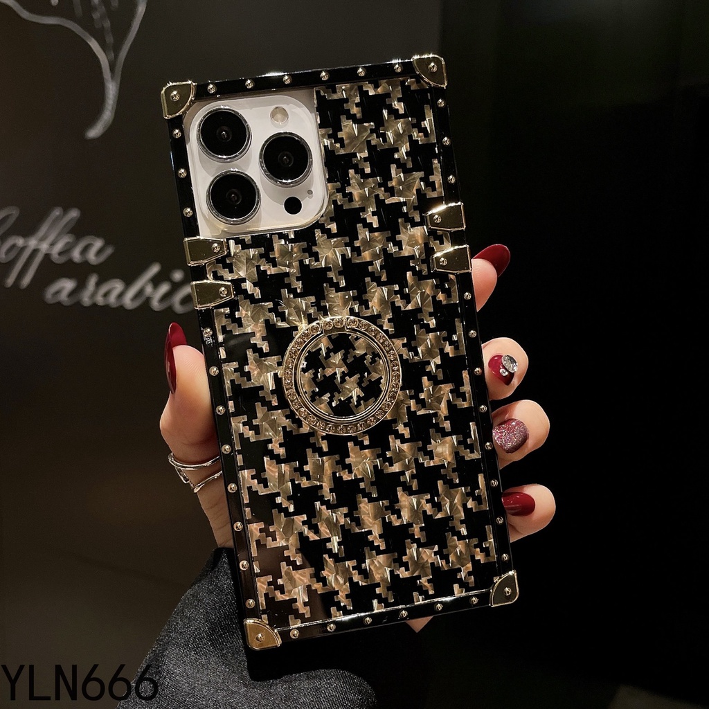 Ốp Điện Thoại Hình Vuông Có Giá Đỡ Cho iphone 15 pro max 14 pro max 13 pro max 12 pro max 11 pro max 6 6s 7 7plus 8 8plus x xr xs max