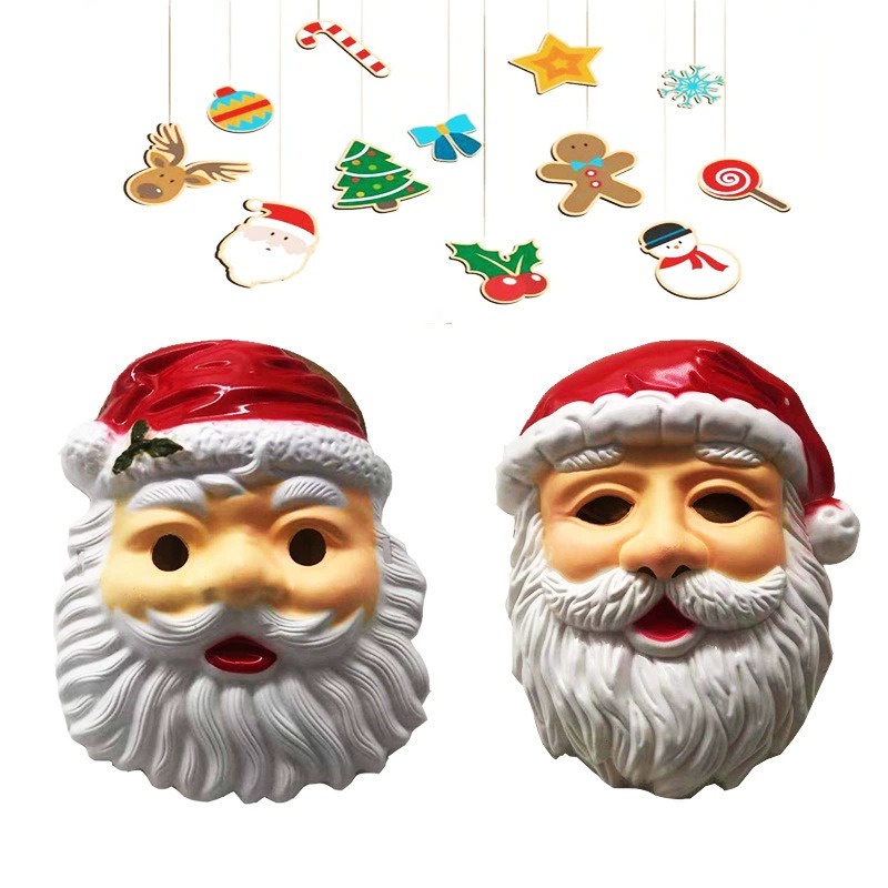 Mặt nạ ÔNG GIÀ NOEL- Đồ chơi Trung thu Hóa trang Giáng Sinh Halloween cho bé dùng trung thu sinh nhật lễ hội