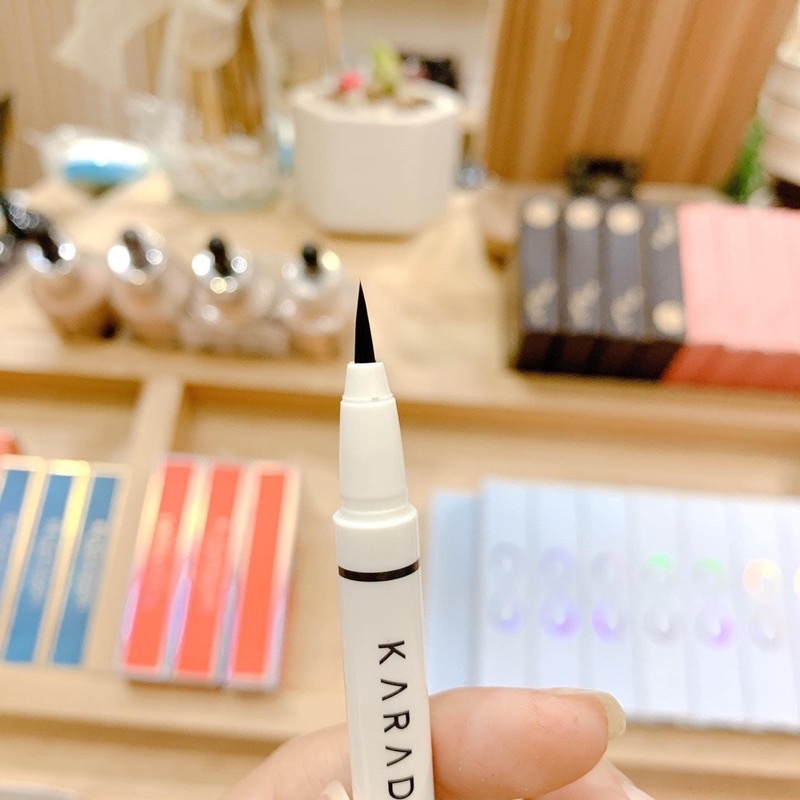 Bút kẻ mắt dạ Karadium đầu siêu mảnh chống nước trang điểm mắt chính hãng