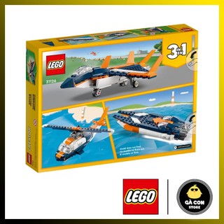LEGO Creator 31126 Máy Bay Phản Lực Siêu Thanh ( Hàng có sẵn )